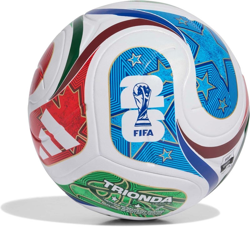 Eworld Football Trionda Club World Cup 2026 – Official FIFA World Cup 26™ Inspired Ball, 100% Recycled TPU, Machine-Stitched with Butyl Bladder - Image 2